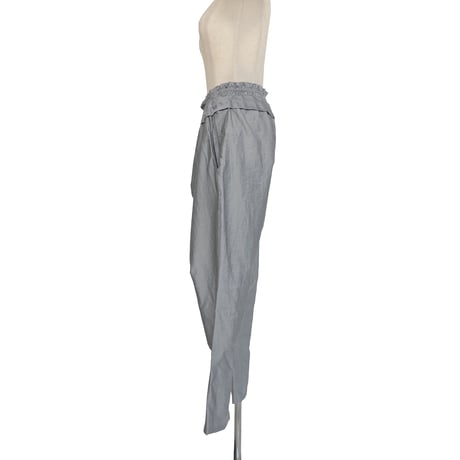 divka ディウカ  Linen Nylon Rigid Cloth Drawstring Pants