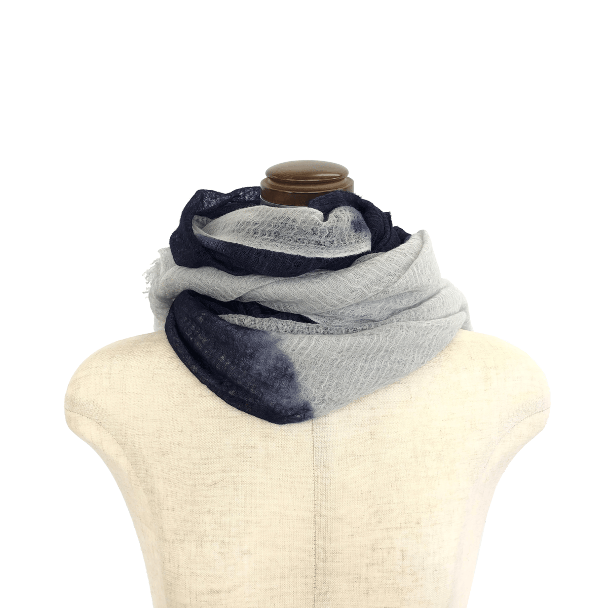 suzusan Hand Woven Feather Weight Cashmere Shaw