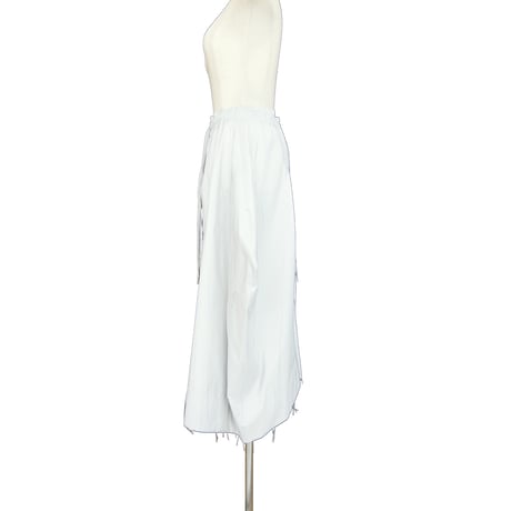 divka ディウカ  Whisper Flow Cut Jacquard Draped Detail Skirt
