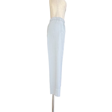 ROSSO35 ガーメントダイ・パンツ Icy blue