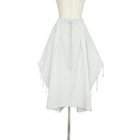 divka ディウカ  Whisper Flow Cut Jacquard Draped Detail Skirt