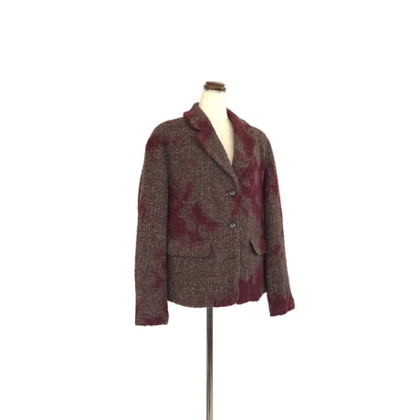suzusan Various Loop Yarn Tweed Jacket