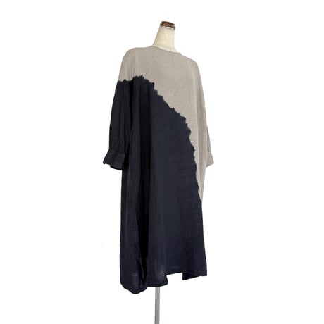 suzusan Linen Wide Pullover Dress