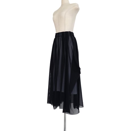divka ディウカ  Nylon Power Net Long Skirt