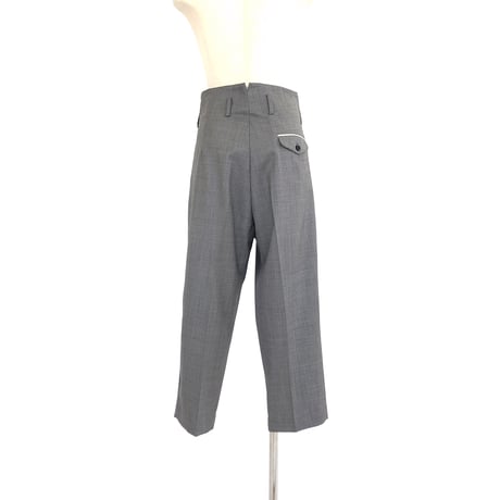 support surface サポートサーフェス　ハイウエスト・ワンタックパンツ