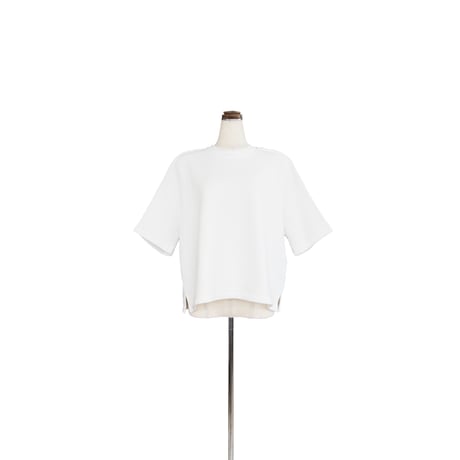 KristenseN DU NORD ラグジュアリー裏起毛プルオーバー White