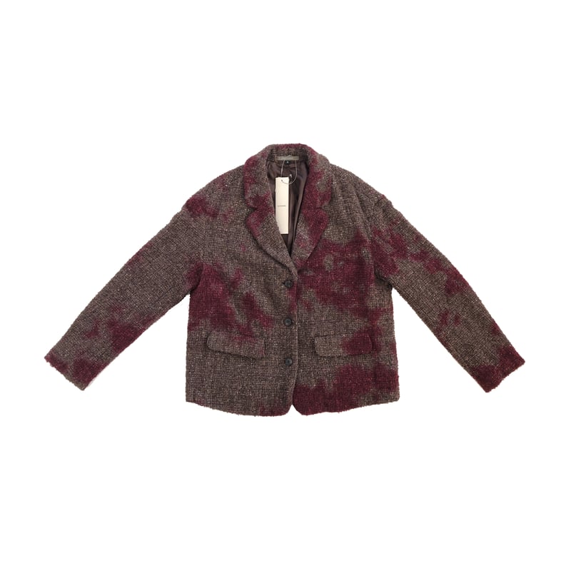 suzusan Various Loop Yarn Tweed Jacket | BON MA...