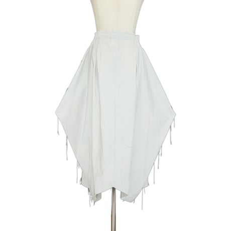 divka ディウカ  Whisper Flow Cut Jacquard Draped Detail Skirt