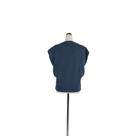 support surface ボートネック・カットソー Ash Blue