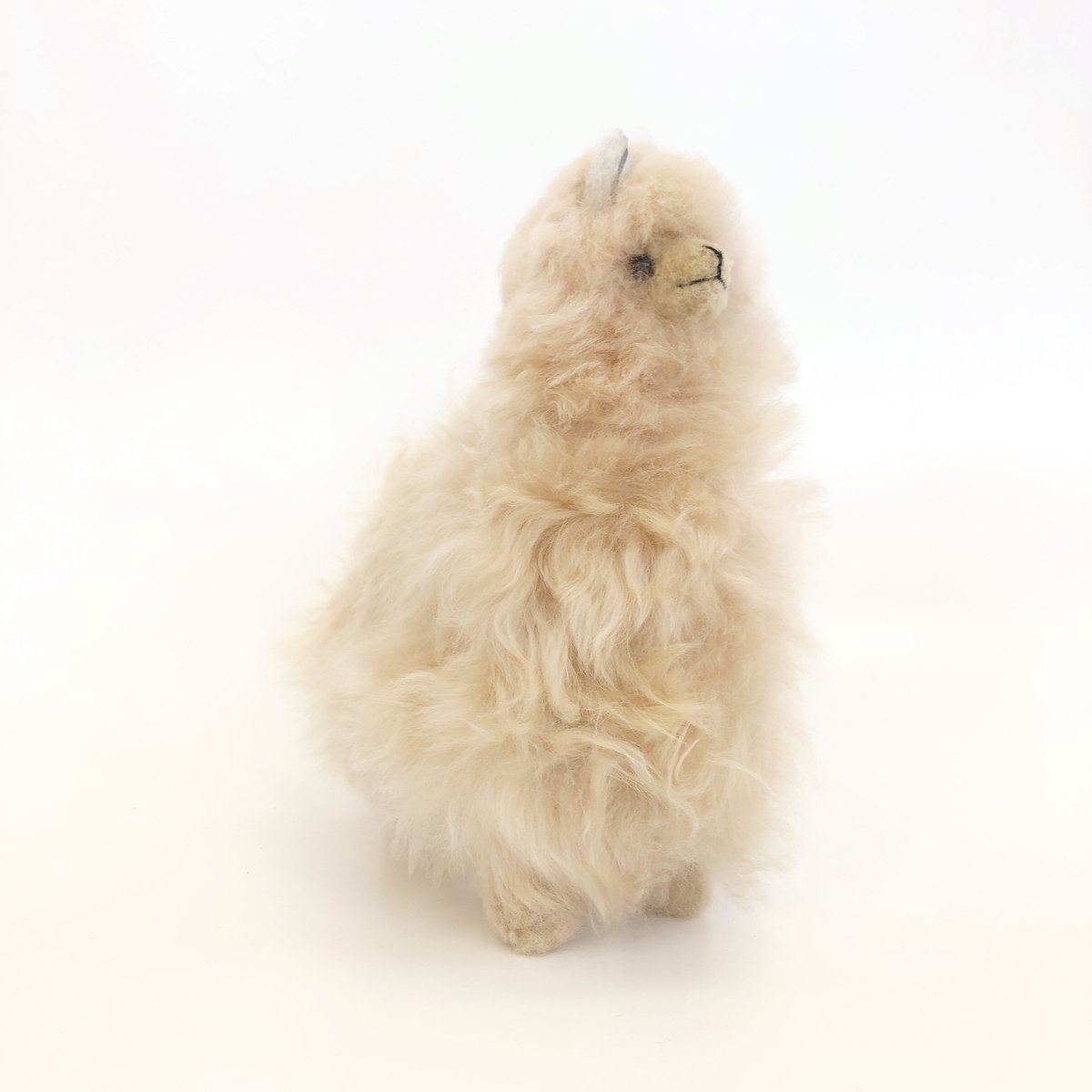 ELVANG (エルヴァン) Alpaca Teddy bear ぬいぐるみ Beige