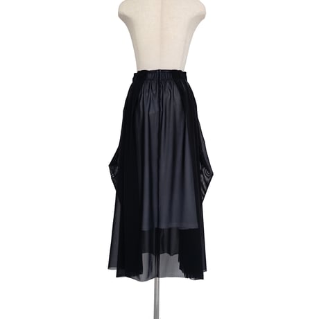 divka ディウカ  Nylon Power Net Long Skirt