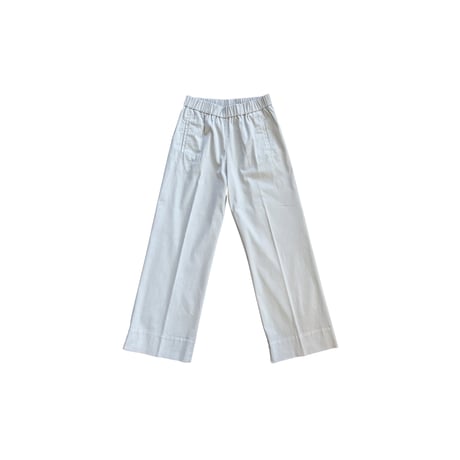 ROSSO35 ガーメントダイ・パンツ Icy blue