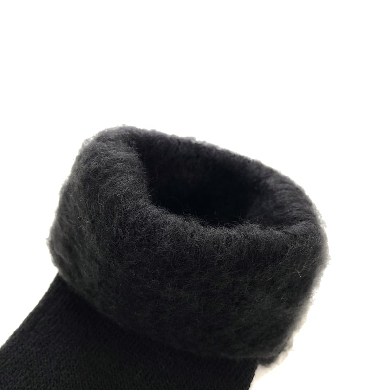 ラスト１点！stina レッグウォーマー&ランドリーネット ブラック！ stina / tweed leg warmer / black