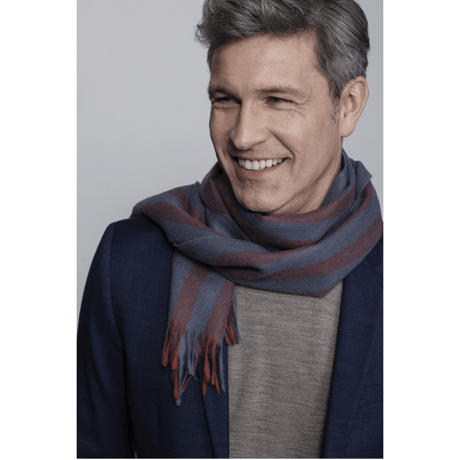 ELVANG (エルヴァン)　Bergen Scarf  Grey / Black