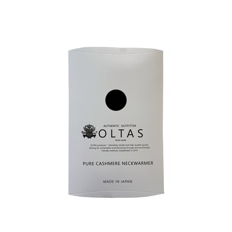 OLTAS カシミヤフリースネックウォーマー Black