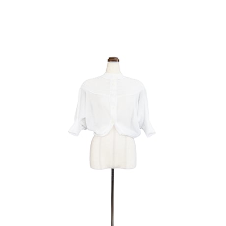 【美品】  SUPPORT SURFACE / サポートサーフェス | コットン バックフリル シャツ | 2 | ホワイト | レディース Spring & Summer 2025 Collection | support surface（サポート