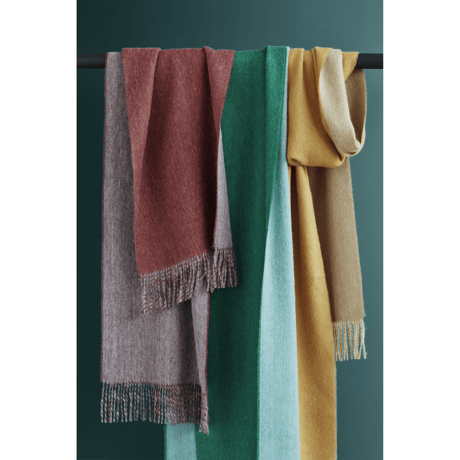 ELVANG (エルヴァン)　His & Her Scarf  Beige / white