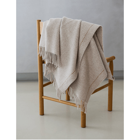 ELVANG (エルヴァン)　Ecru highland throw beige