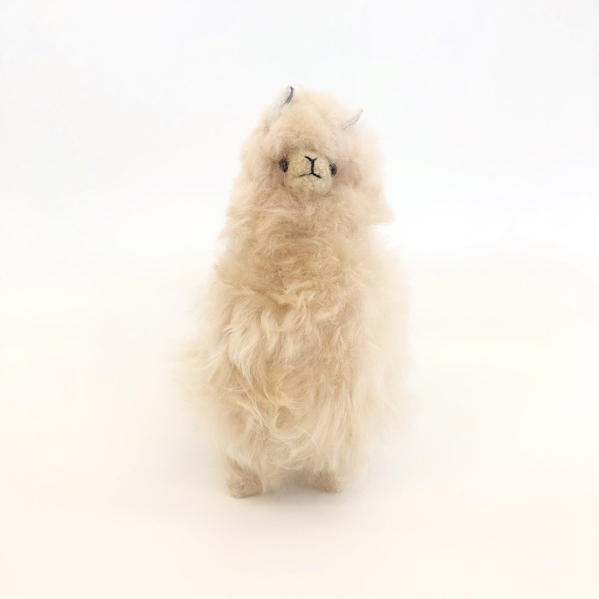 ELVANG (エルヴァン) Alpaca Teddy bear ぬいぐるみ Beige