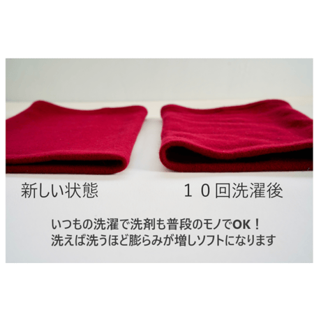OLTAS カシミヤフリースネックウォーマー Black