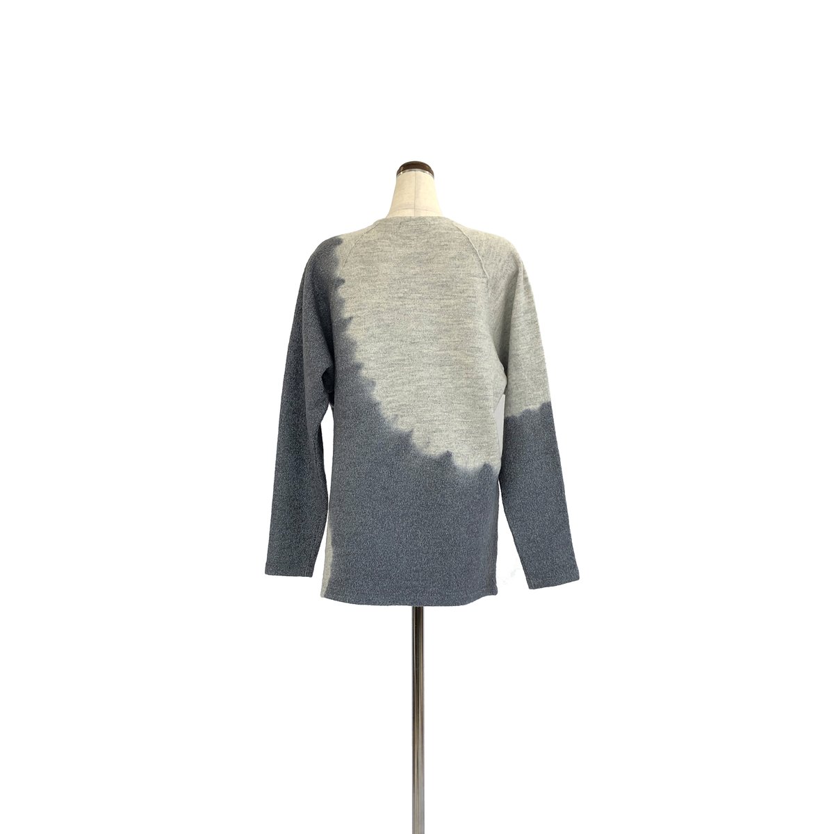 suzusan Wool Cotton Jersey Crew Neck Pullover 