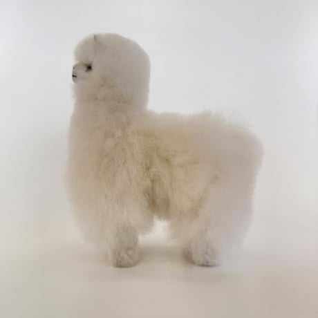 ELVANG (エルヴァン)　 Alpaca Teddy bear ぬいぐるみ White