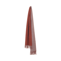 ELVANG (エルヴァン)　His & Her Scarf  Rusty red / Light grey