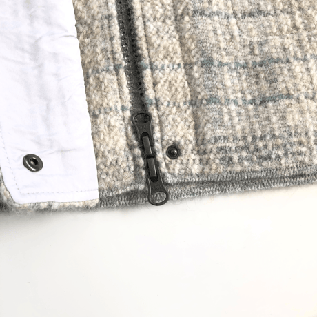 TONET (トネット)  フライフロント・ダブルZIPショートコート