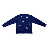 suzusan Cotton Jersey Long Sleeve T-Shirt "Smile"