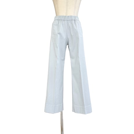 ROSSO35 ガーメントダイ・パンツ Icy blue