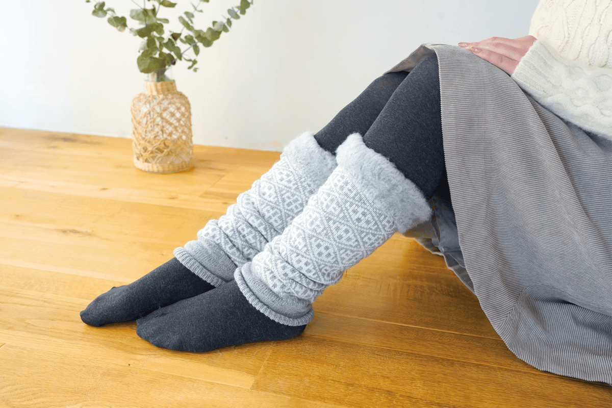 ラスト１点！stina レッグウォーマー&ランドリーネット ブラック！ SIDOSTE (シドステ) レッグウォーマー プレーン ブラック | BON