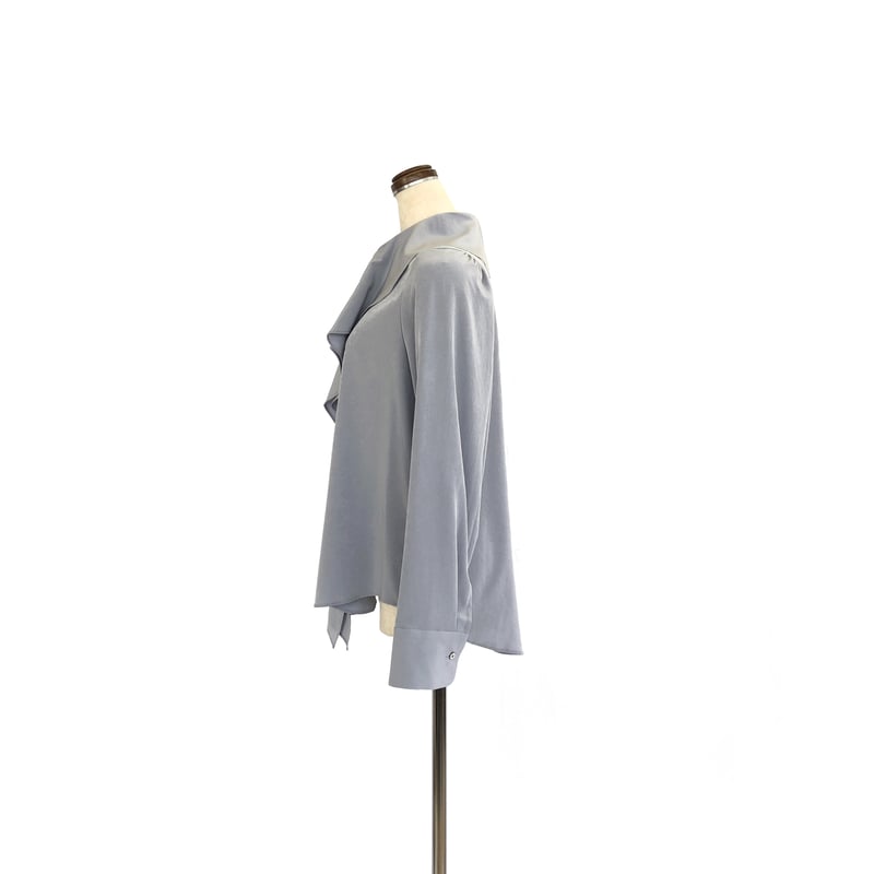 【極美品】現行タグ サポートサーフェス ギャザーフリルブラウス バンドカラー 極美品】現行タグ サポートサーフェス ギャザーフリルブラウス