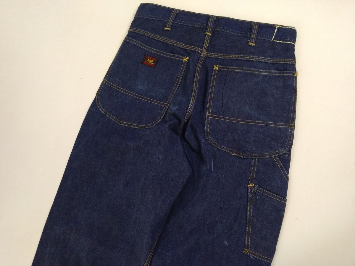 good condition! 50s Lee 191Z JELT DENIM ペインターパン...