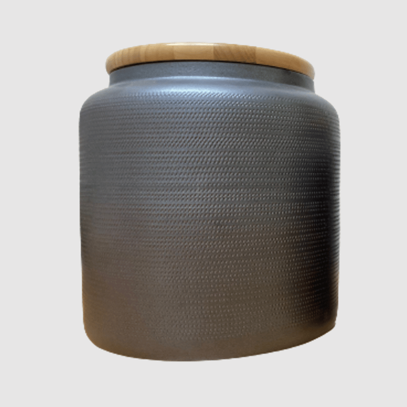 未使用 韓国陶器 米びつ 陶器の米びつ 信楽焼 キッチンポット（大） | Kudos store