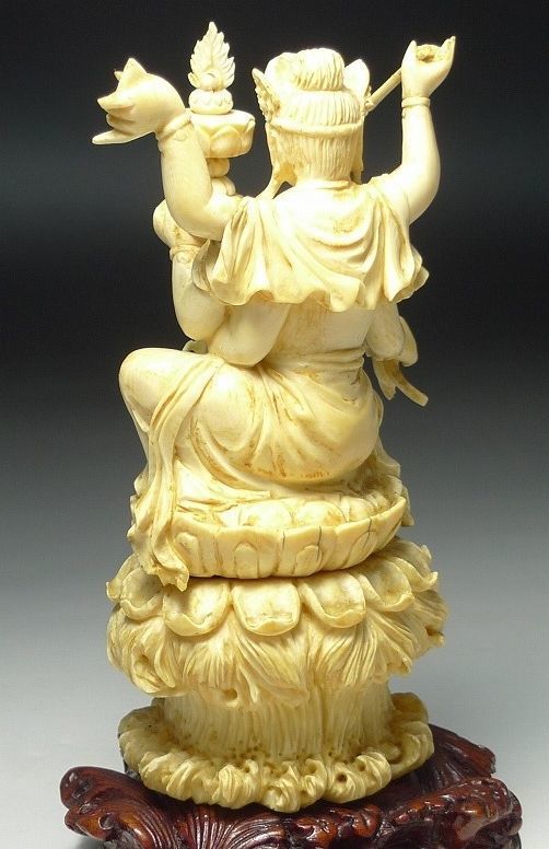 天然木 中筒台 象牙台 唐木 赤木 木製 牙飾り台 組み立て式 なかよしライブラリー│木のおもちゃ・子ども家具の専門店