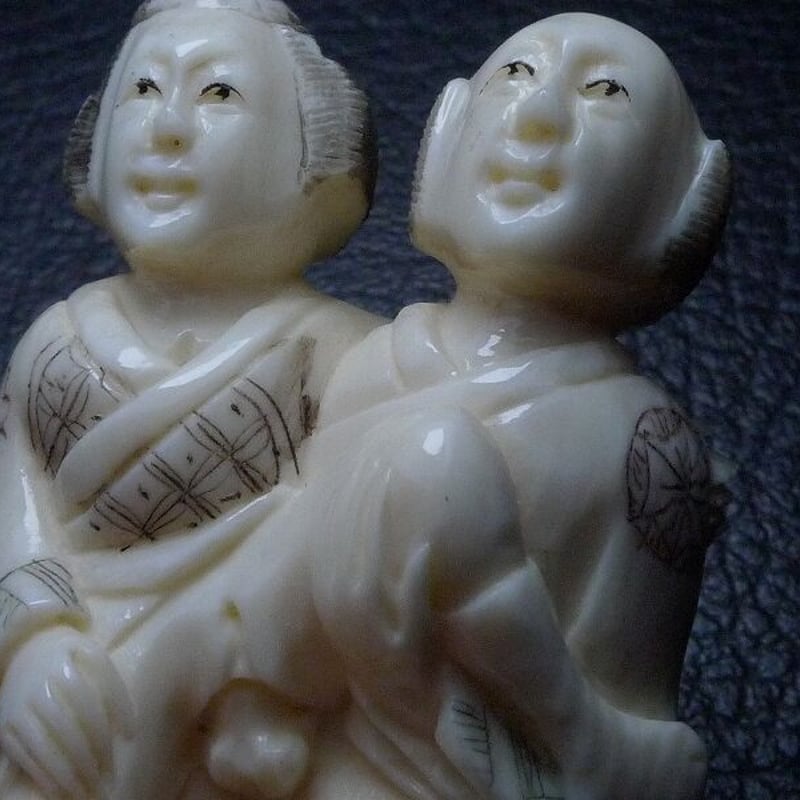 △在銘品・本象牙春画根付21g・提げ物△NE44△ | 象牙屋本舗 こほく堂