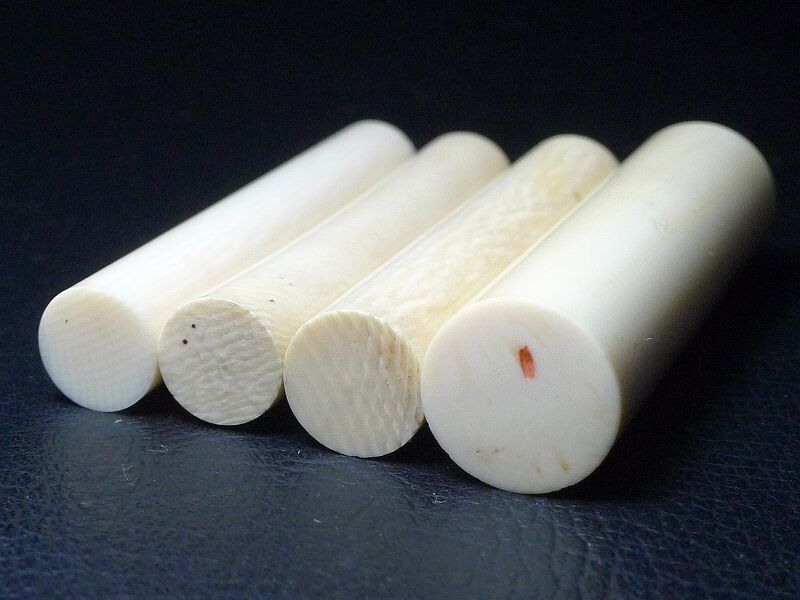 △本象牙印鑑・印材4点・50g△NE100△ | 象牙屋本舗 こほく堂 本