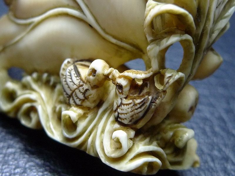 象牙風 七福神像 彫刻 松山作 象牙風 七福神像 彫刻 松山作 - メルカリ