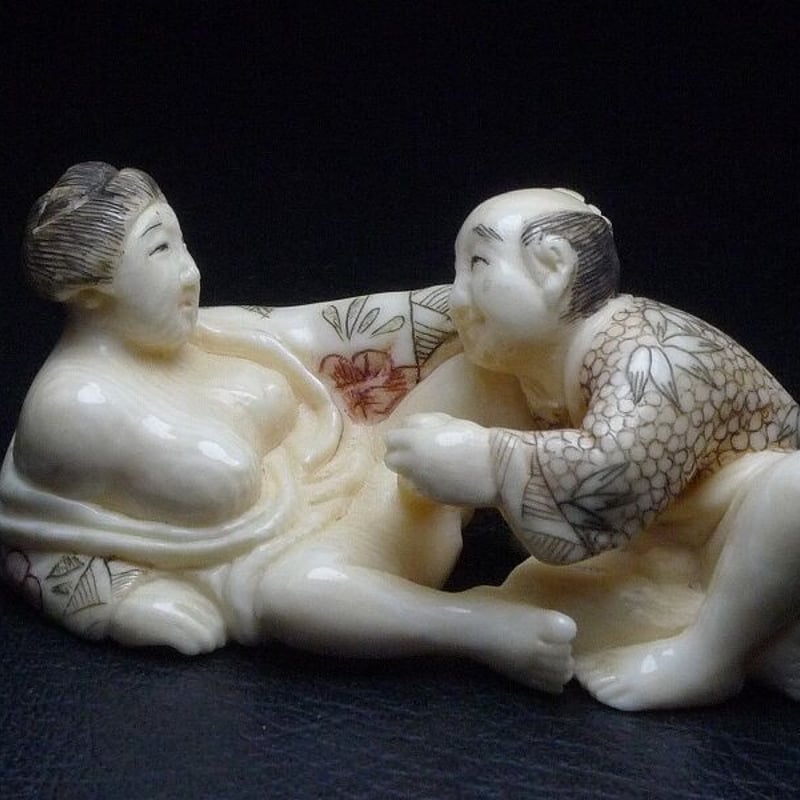 春画 根付