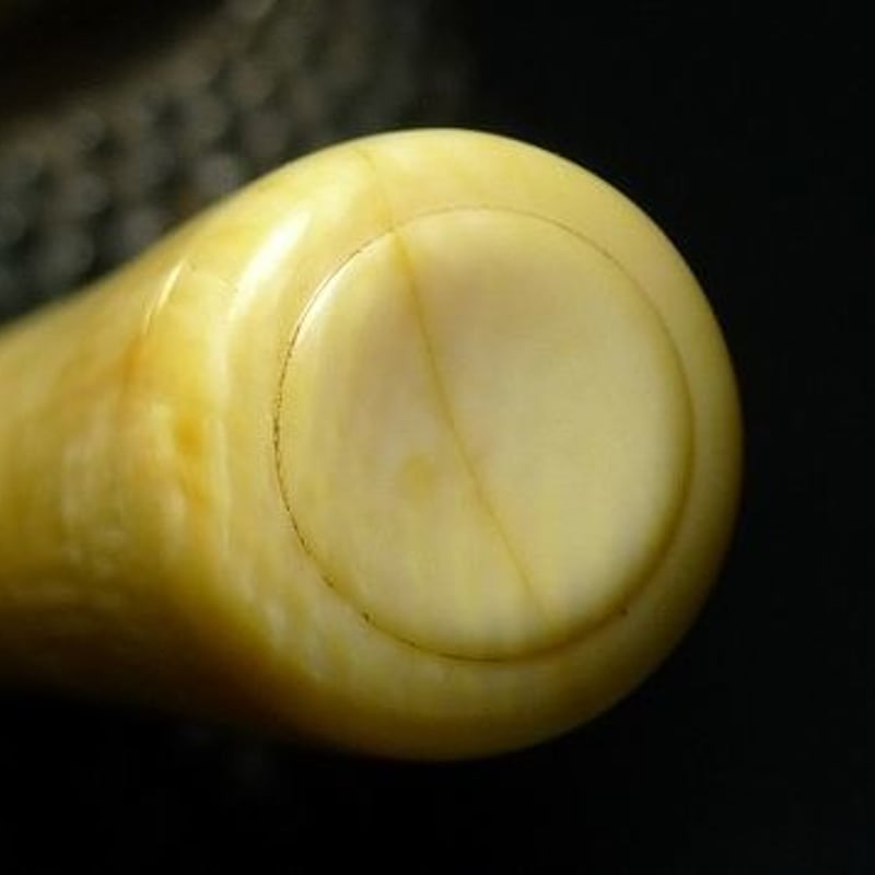 純銀刻銀製小霰文本象牙手横手急須234g/煎茶道具銀瓶△60Z610△ | 象牙