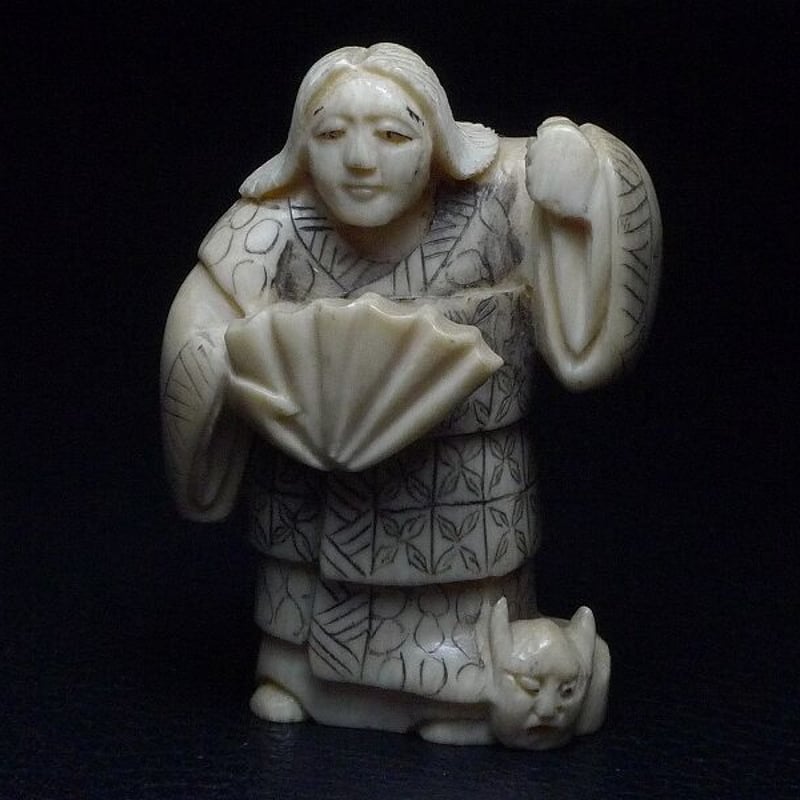 象牙風　魔除け彫刻　根付　置物　提げ物 象牙風 魔除け彫刻 根付 置物 提げ物 象牙風 魔除け彫刻 根付