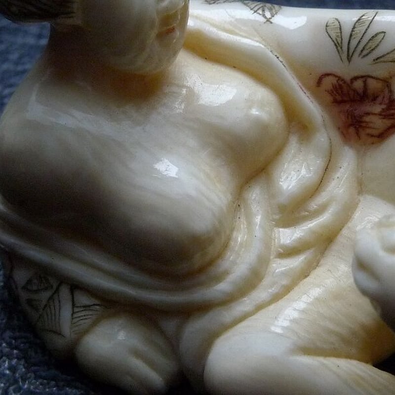 △本象牙春画根付19g・提げ物△NE46△ | 象牙屋本舗 こほく堂 本