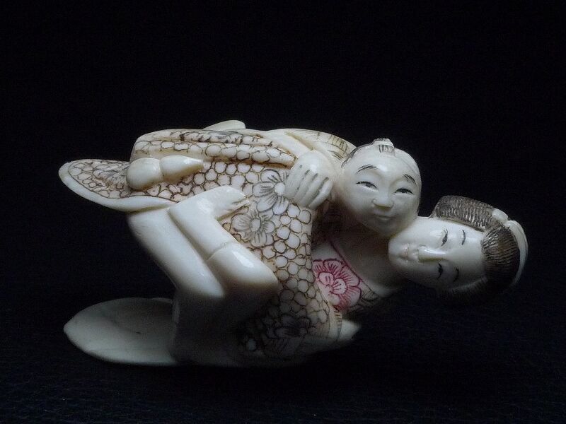 春画　根付　置物　骨董　② original
