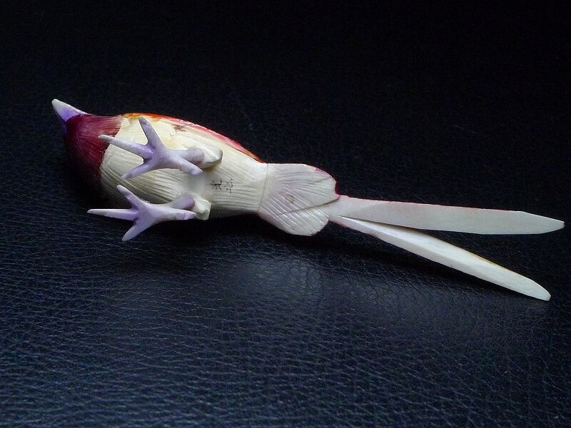 △光之作・本象牙鳥置物12g△NE96△ | 象牙屋本舗 こほく堂 本