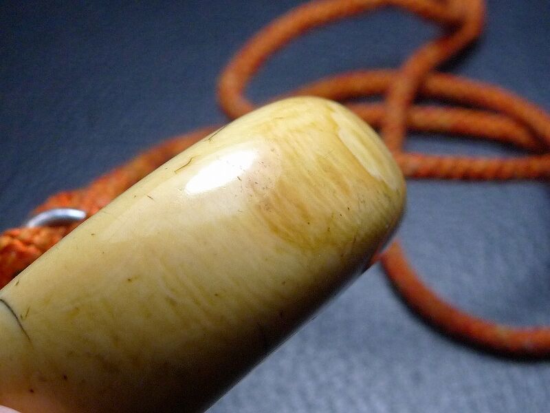 海象牙 饅頭根付 △本象牙饅頭根付78g・提げ物△NE81△ | 象牙屋本舗 こほく堂 本