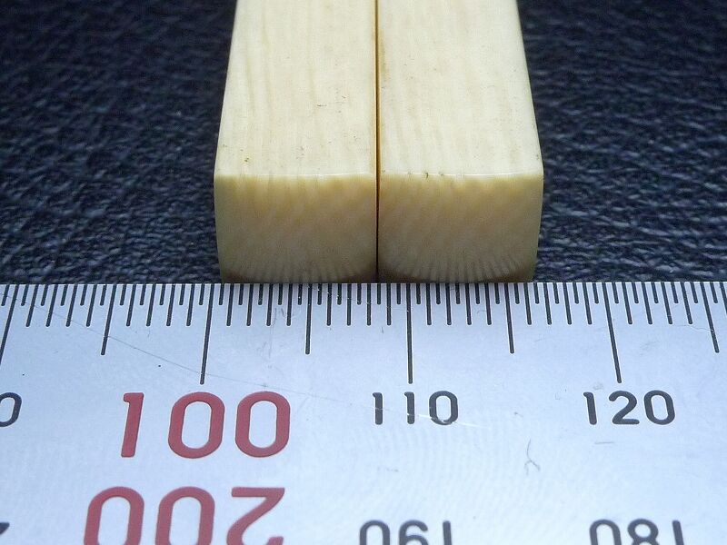 △本象牙材彫刻角箸33g/一膳△NE82△ | 象牙屋本舗 こほく堂 本象牙と