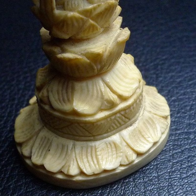 象牙風　古美術　置物 △古良作・本象牙観音菩薩置物・仏像42g△NE15△ | 象牙屋本舗