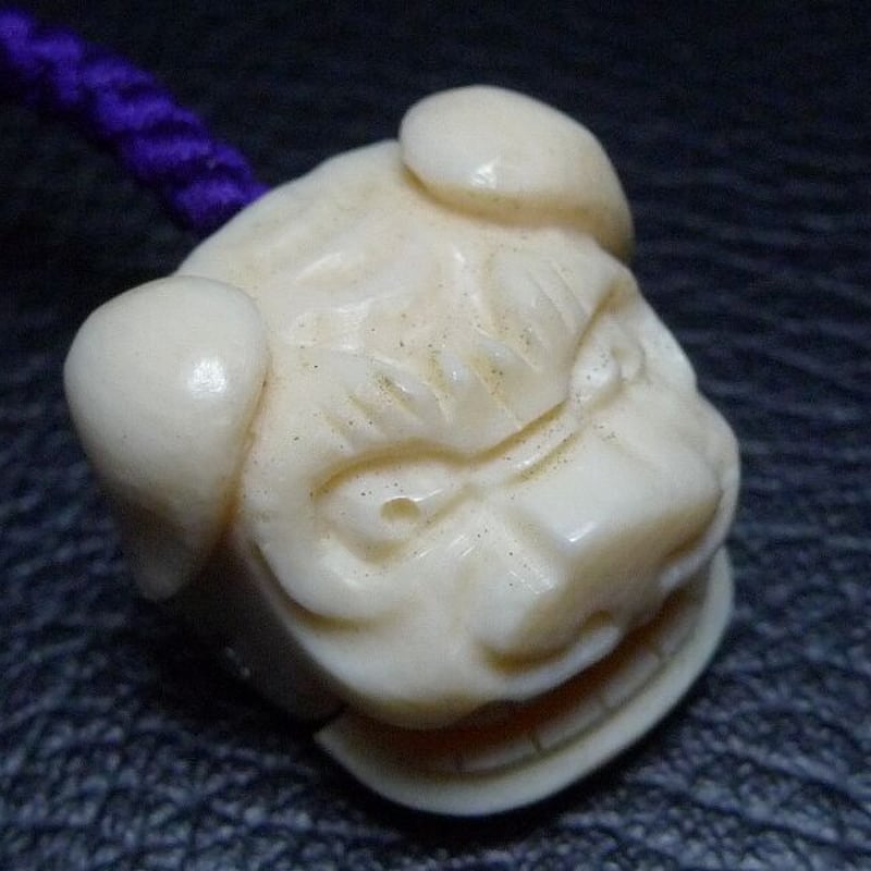 △本象牙獅子舞キーホルダー6g△NE97△ | 象牙屋本舗 こほく堂 本象牙