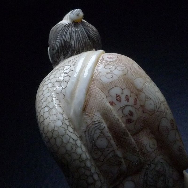 △光之?作・本象牙春画根付22g・提げ物△NE47△ | 象牙屋本舗 こほく堂