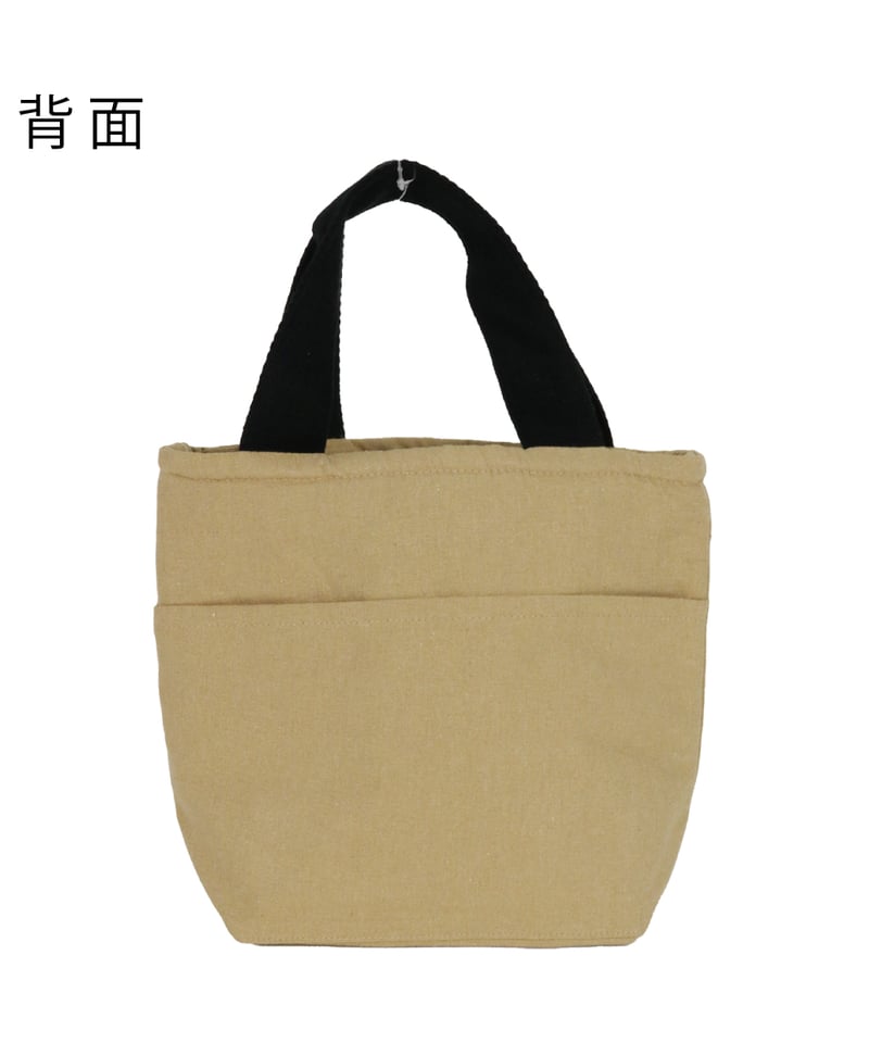 ✨保温保冷機能付き✨おりぼんトートバッグ✨おりぼんたっぷり✨ 人気の帆布保冷保温トート（ポケット付き） | BuonaVita Online Shop